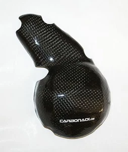YAMAHA FZR600 4JH 4MM 94-95 CARBON ZÜNDGEBERDECKEL MOTORDECKEL COVER CARBONE - Picture 1 of 1