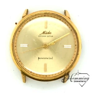 Vintage Mido Automatic OceanStar Powerwind; 17J-01117P Works-Starts/Stops P/R - Picture 1 of 7