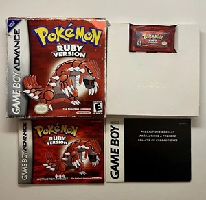 Pokémon: Ruby Version Game Boy Advance - Complete - CIB - Tested - Picture 1 of 20