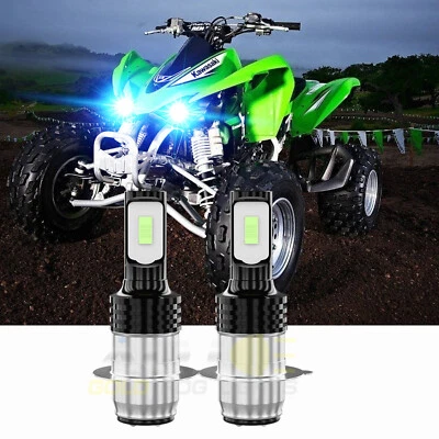 2pcs Headlight For Yamaha YFZ450 YFZ450R Raptor 700 700r LED Lights Bulb Blue Foto 1 de 4