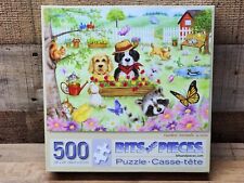 Bits & Pieces Jigsaw Puzzle - “Garden Animals” 500 Piece - SHIPS FREE