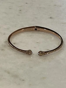 GIVENCHY ROSE GOLD STUDDED OPEN CUFF BRACELET RARE - Picture 1 of 7