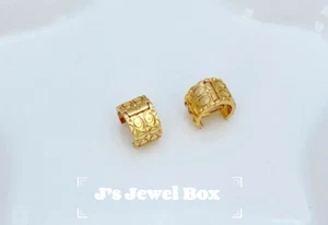 NWT Coach Gold Tone Hoop Earrings NEW - Picture 1 of 8