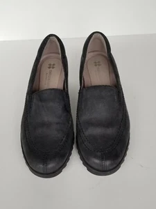 NATURALIZER N5 WOMEN COMFORT BLACK LEATHER SLIP ON SIZE 7.5  - Picture 1 of 6