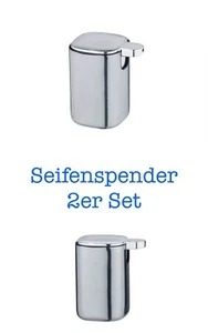 2er SET Seifenspender Wenko Edelstahl Seifendosierer Alassio für Bad/Küche - Bild 1 von 4