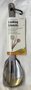 Utensilios de cocina de camping de acero inoxidable Stansport #308-910 envío gratuito - Imagen 1 de 3