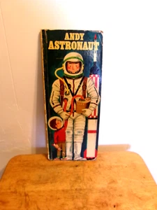 Vintage "ANDY ASTRONAUT" 1968 Golden Busy People Book HC 16" TALL - Picture 1 of 3