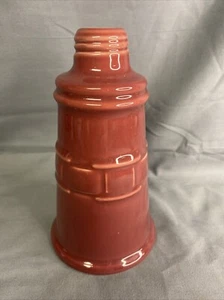 Longaberger Pottery Woven Traditions Dispenser sapone/lozione paprika NO pompa 6" - Foto 1 di 3