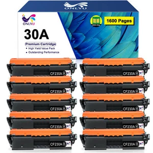 10PK 30A Toner Cartridge for HP CF230A LaserJet MFP M227fdn M227sdn M227fdw - Picture 1 of 12