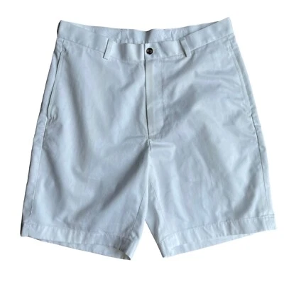 Pantalones Cortos Chinos BROOKS BROTHERS Para Hombre Talla 33 Ligeros Ventaja Algodón Blanco Foto 1 de 4