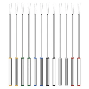 BBQ Tools Fruit Food Fork Dessert Fork Stainless Steel Fondue Fork - Picture 1 of 10