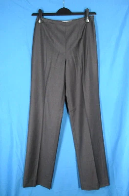 Pantalones de vestir CARLISLE forrados de lana cremallera lateral PIERNA RECTA frente plano GRIS 4 Foto 1 de 4