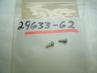 2 tornillos de brazo interruptor magnético 29633-62 Harley Sportster XLCH XR750 NOS Foto 1 de 3