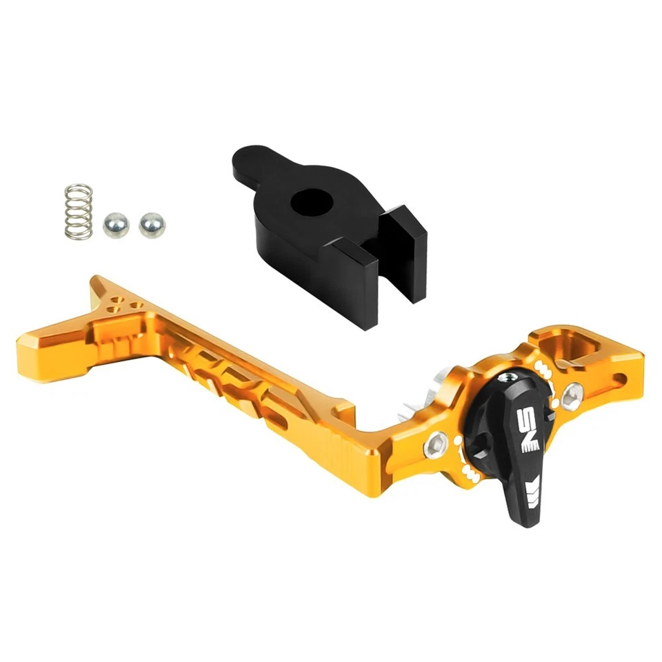 CNC Lightweight Selector Switch Side Charging Handle Kit GOLD-Action Army AAP-01 - Image 1 of 1