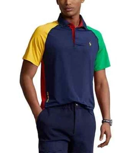 Polo Ralph Lauren Men's Performance Stretch Short Sleeve Navy Polo Shirt Size L - Picture 1 of 22