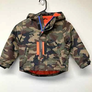 NWT Joe fresh camo hooded puffer snow jacket  - Picture 1 of 6
