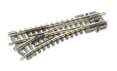 PECO ST-6 No.1 Radius (228mm) Left Hand Setrack Code 80 Point 'N' Gauge POD Post - Image 1 of 4