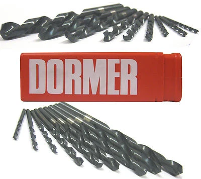 1.05mm TO 3.0mm A100 HSS DORMER JOBBER DRILL BITS FOR STEEL / METAL 1.05 TO 3MM