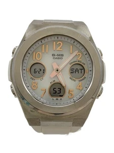 Casio Women's Watch Solar Baby-G Analog Rubber WHT Used - Picture 1 of 5