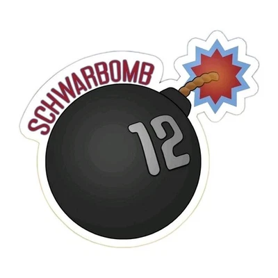 Philadelphia Phillies Sticker Schwarbomb MLB Baseball  Die Cut Laminated - Image 1 of 2