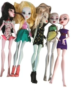 Lot 5 Mattel Monster High Girl Puppen Build A Monster BAM - Bild 1 von 7