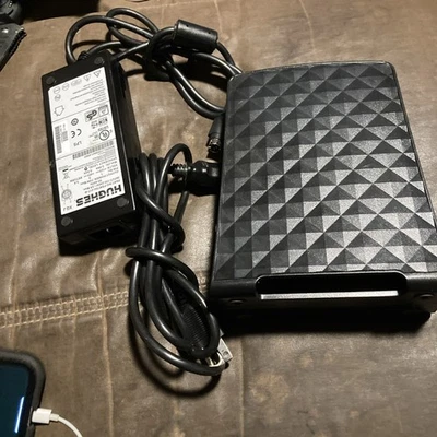 HughesNet HT2000W Black Satellite Dual Band 2.4Ghz-5Ghz Internet Modem / Router - Image 1 of 4