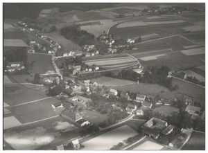 ZZ-1835/ Langenwetzendorf Foto Luftbild 18 x 13 cm ca.1938 - Picture 1 of 2