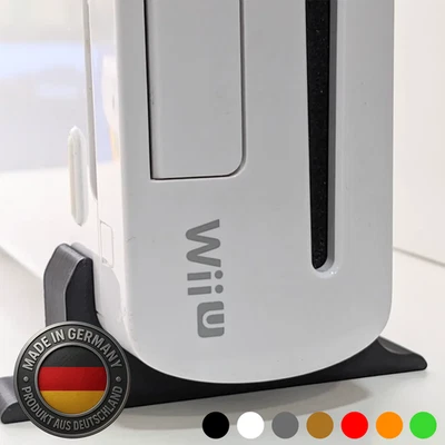 MARKENLOS Konsolen Ständer für Nintendo Wii U Standfuß Halter Konsole Dock Aufsteller