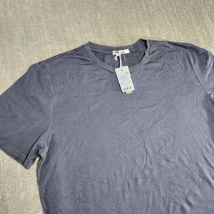 Marine Layer Shirt Men Medium Signature Crew Tee Asphalt Gray NEW Modal Blend - Picture 1 of 9