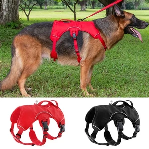 Body Escape Proof Full With Harness Reflective Adjustable Vest Handle Dog θ - Picture 1 of 20