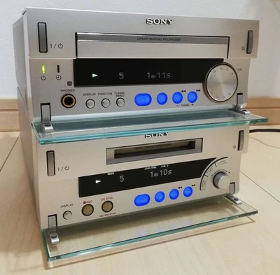 SONY Mini Component System JMD-7 Tuner CD Player HCD-SD1 MD Deck MDS-SD1 - Image 1 of 4