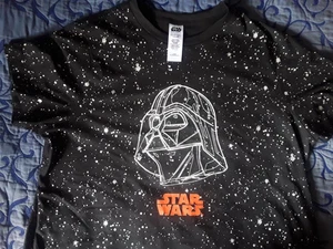 New Disney Star Wars Darth Vader T-shirt New Size XL official Black - Picture 1 of 3