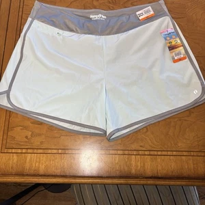 Hang Ten Damen XXL Neu mit Etikett Mint und Grau UV Badeshorts gefüttert - Bild 1 von 12