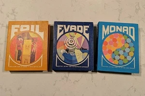 Vintage Monad / Foil / Evade 1970-71 3M Gamette LOT - 1 Complete, 2 Incomplete - Picture 1 of 10