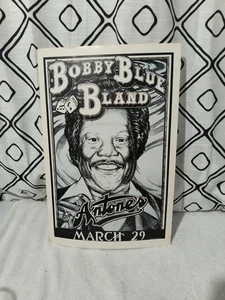 Antones Austin Texas GARRETT Poster March 29 1980 Orig. Bobby Bland - Bild 1 von 8