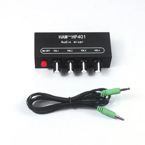 HAM-HP401 Stereo Audio Mixer Individually Controls Board DIY Headphone Amplifier - Bild 1 von 8