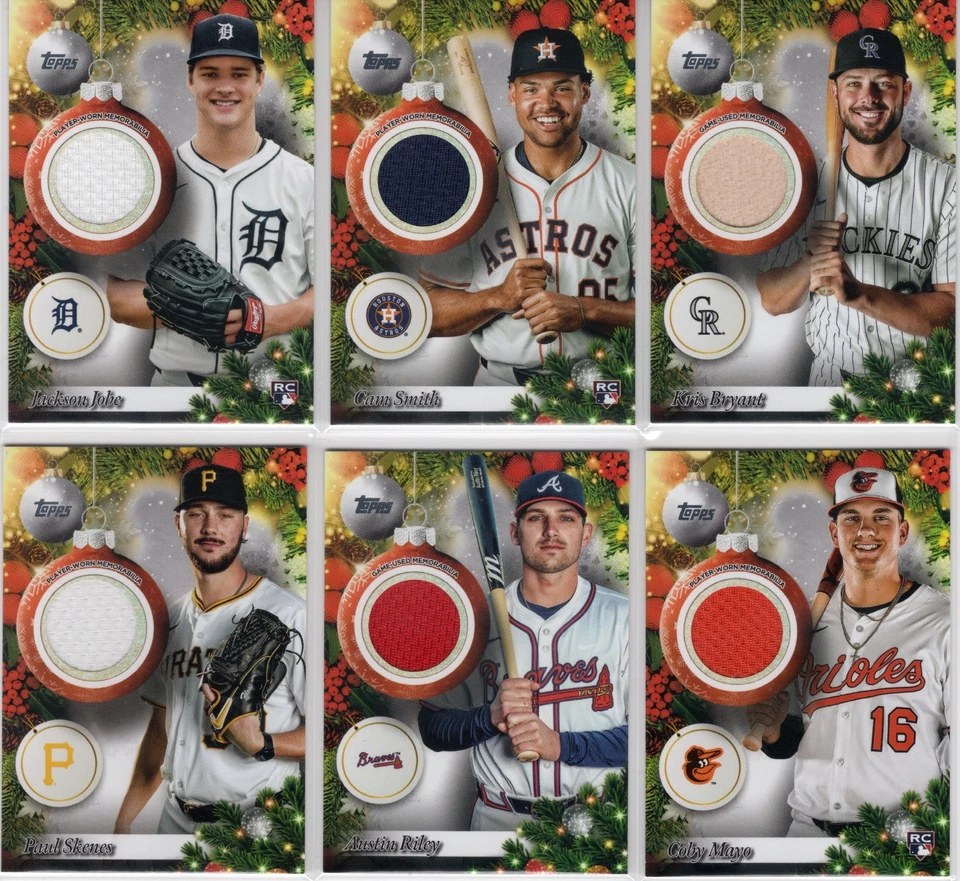 2025 Topps Holiday Player Relics -You Pick- **Buy More, Save More** - Image 1 of 1