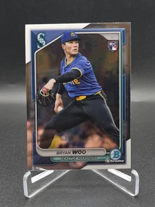 Bryan Woo 2024 Bowman Chrome True Rookie Card #88 Seattle Mariners RC - Picture 1 of 2