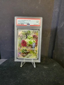 2023 POKEMON PAL EN-PALDEA ILLUSTRAZIONE EVOLUTA RARA #196 SPRIGATITO PSA 9 - Foto 1 di 2