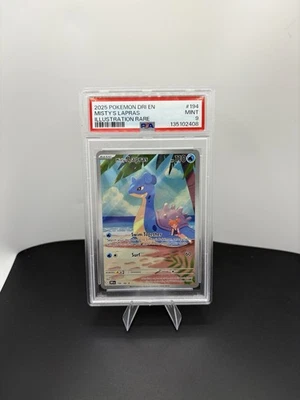 PSA 9 Misty’s Lapras 194/182 Pokemon TCG Destined Rivals Illustration Rare - Image 1 of 2