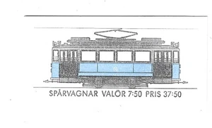 Railway - Locomotives Sweden MH 205 Tram Brand Booklets (MNH) - Picture 1 of 2