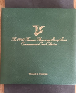 Postal Commemorative Society 1940 Famous Americans Stamps Collection Album Mint - Picture 1 of 6