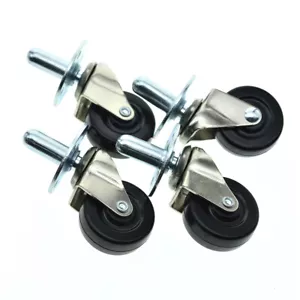 KAISH 2"Heavy Duty Guitar AMP Swivel CASTERS Push-in Amplifier Wheels w/ Sockets - Picture 1 of 9