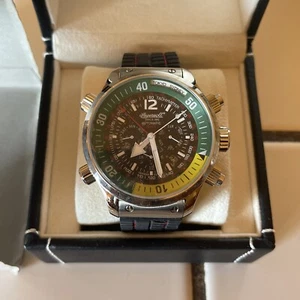 INGERSOLL IN4102 MEN’S WATCH BLACK DIAL AUTOMATIC ANACONDA GREAT DESIGN 👀 WOW - Picture 1 of 12