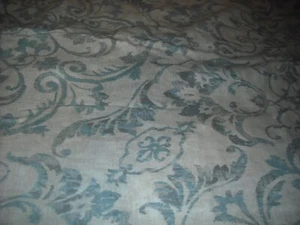 Rose Tree Home Placio Blue Ivory QUEEN SIZE Floral Fluffy Cotton Comforter 92x96 - Picture 1 of 6
