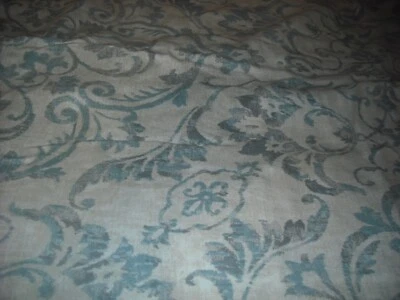 Rose Tree Home Placio Blue Ivory QUEEN SIZE Floral Fluffy Cotton Comforter 92x96 - Image 1 of 4
