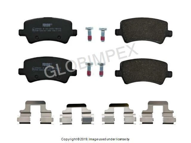 Juego de pastillas de freno traseras VOLVO S80 V70 XC70 (2007-2016) FERODO OEM + 1 AÑO DE GARANTÍA Foto 1 de 1