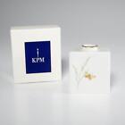 Kpm Moth Butterfly White Porcelain Tea Caddy Berlin Germany W Box 3"H