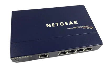 Netgear 100 Mbps 4-Port 10/100 Web Safe Cable DSL Router RP114 Parts/Repair - Image 1 of 4