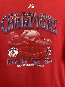 Boston Red Sox Majestic Shirt Herren 2XL 2007 World Series Champions MLB rot - Bild 1 von 7
